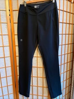 MEC Black Women's Performance Tights - leg zips S